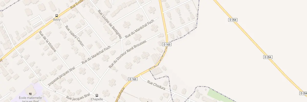 Plan du 14 Rue Léon Jouhaux à Oignies