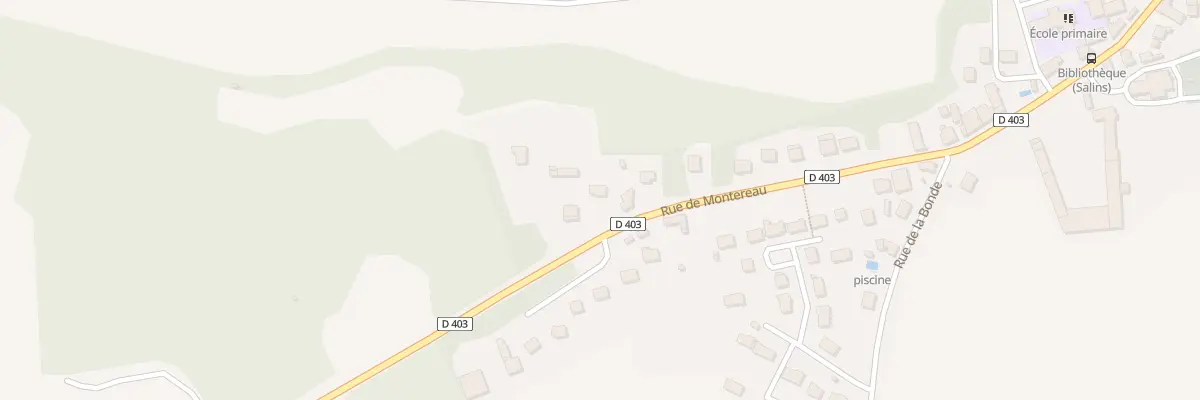 Plan du 30B Rue de Montereau à Salins