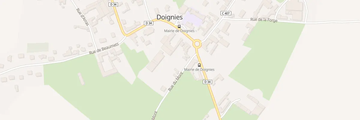 Plan du 2 Chem de Mont à Doignies