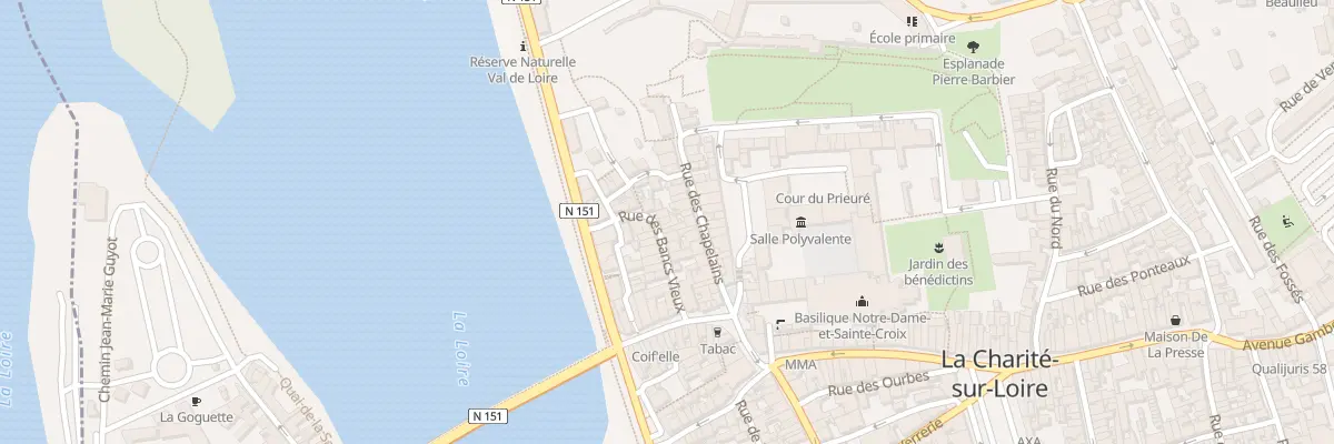 Plan du 10 Rue des Bancs Vieux à La Charité-sur-Loire