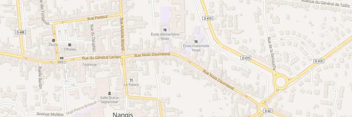 Plan du 28 Rue Noas Daumesnil à Nangis