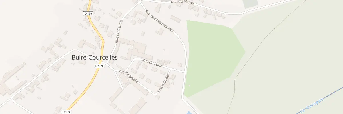 Plan du 7 Rue du Four à Buire-Courcelles