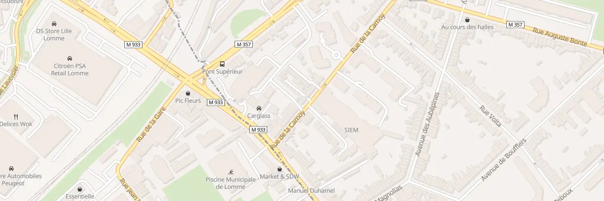 Plan du 272 Rue de la Carnoy à Lambersart