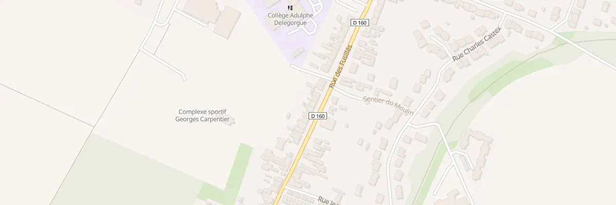 Plan du 40 Rue des Fusillés à Courcelles-lès-Lens
