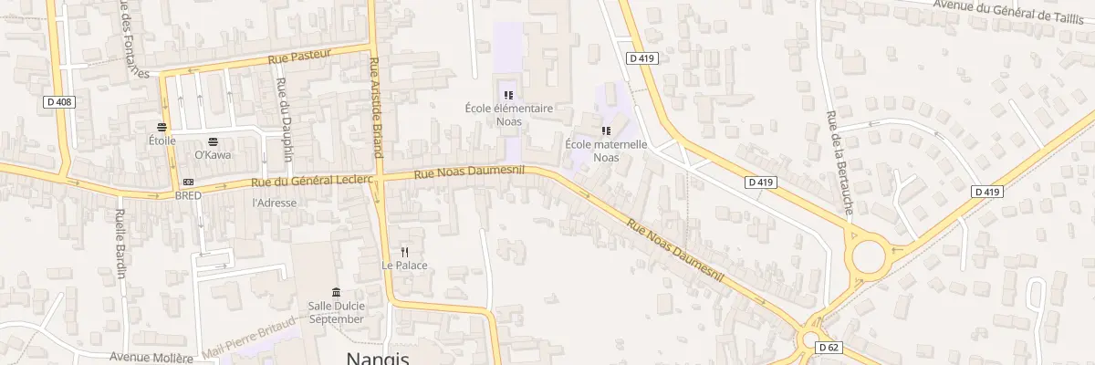 Plan du 30 Rue Noas Daumesnil à Nangis
