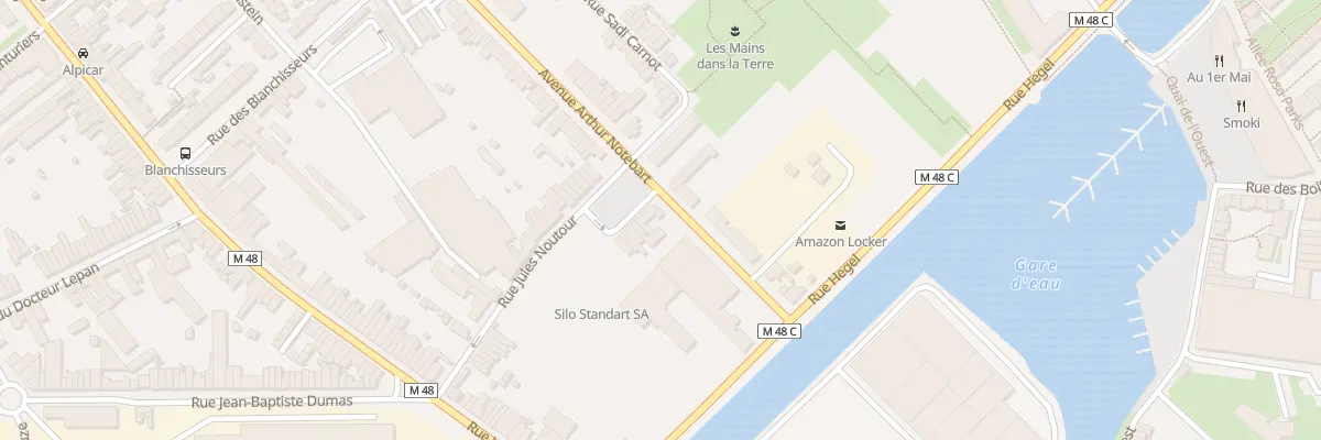 Plan du 292 Av Arthur Notebart à Lille