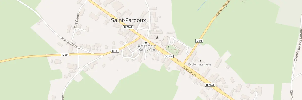 Plan du 47 Gr Grand Rue à Pionsat