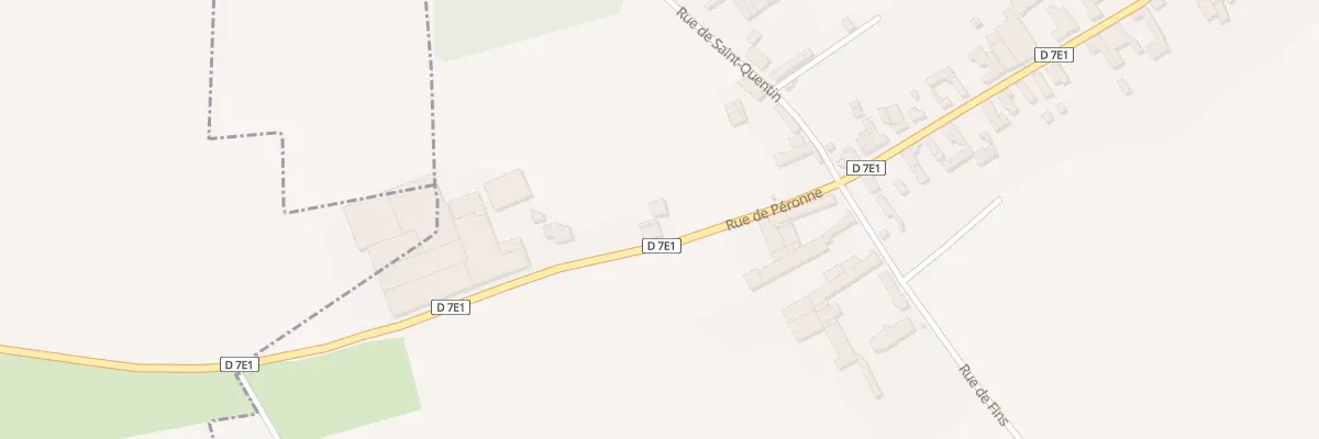 Plan du 76 Rue de Péronne à Neuville-Bourjonval