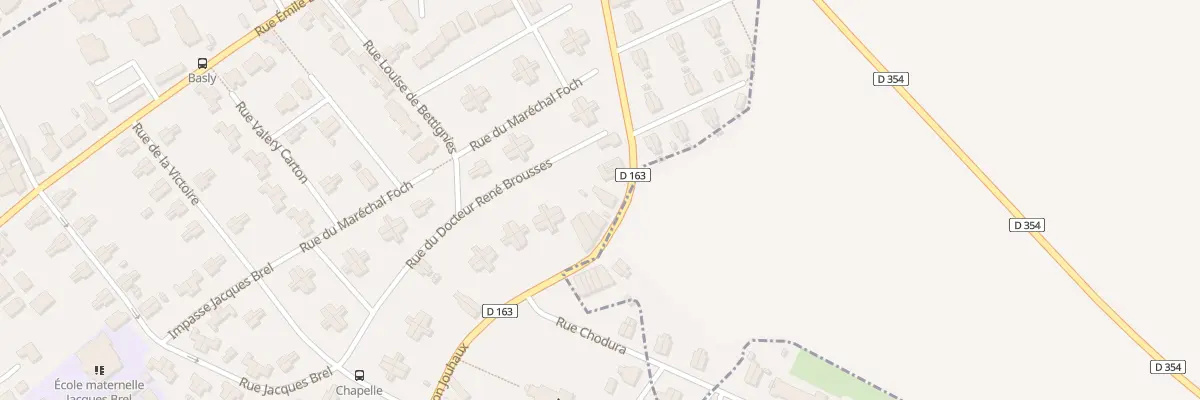 Plan du 12 Rue Léon Jouhaux à Oignies