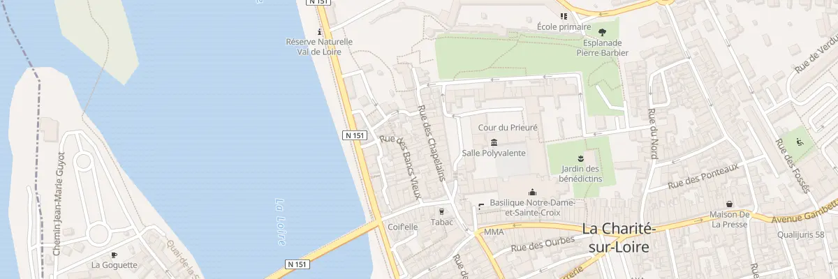 Plan du 8 Rue des Bancs Vieux à La Charité-sur-Loire