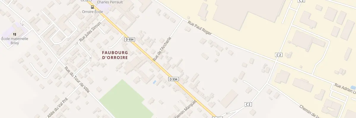 Plan du 677 Rue d’Orroire à Noyon