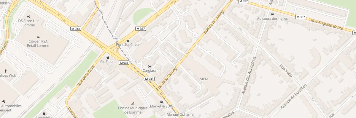 Plan du 268 Rue de la Carnoy à Lambersart