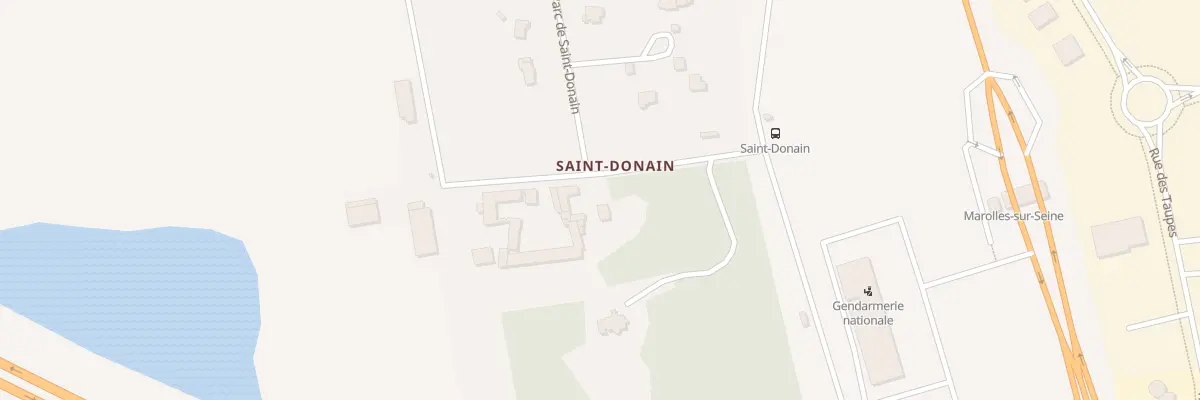 Plan du 14B Le Parc de Saint Donain à Marolles-sur-Seine