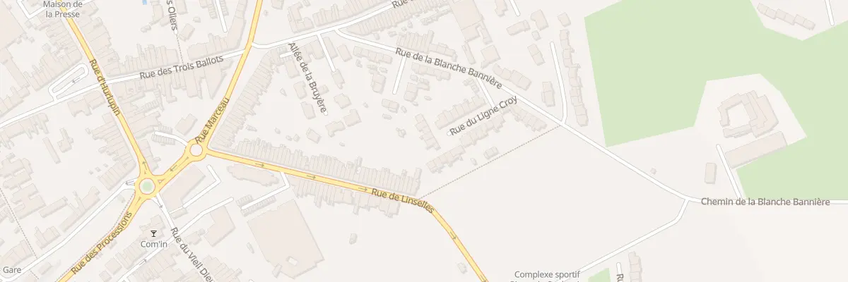Plan du 22 Rue du Ligne Croy à Comines