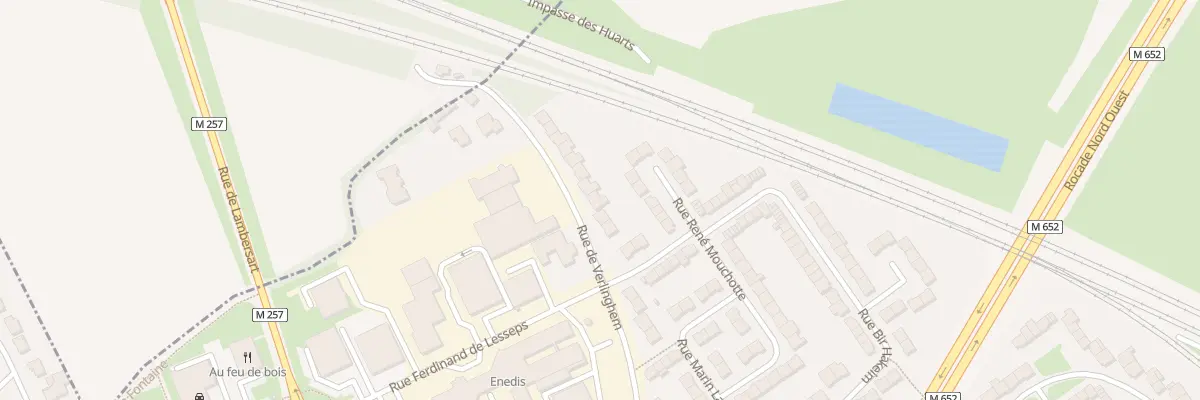Plan du 292 Rue de Verlinghem à Lambersart
