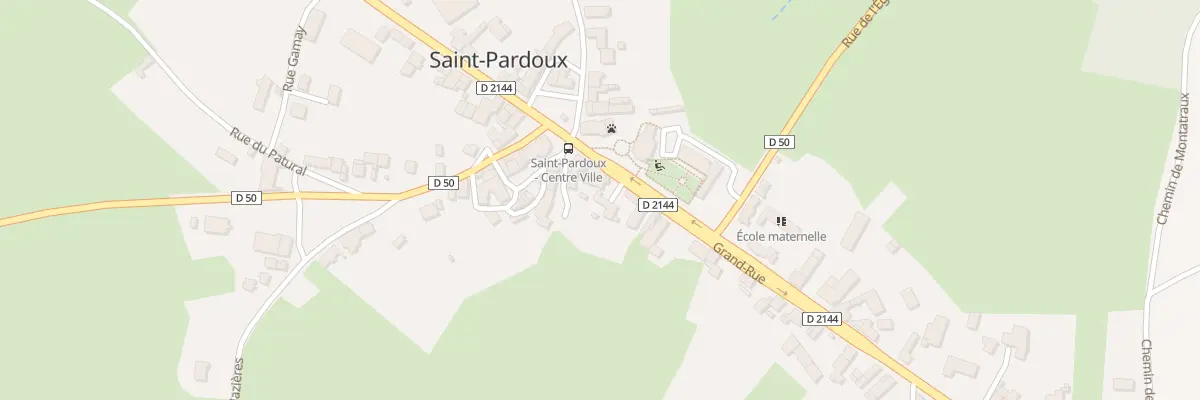 Plan du 3 Pl du Commerce à Saint-Pardoux