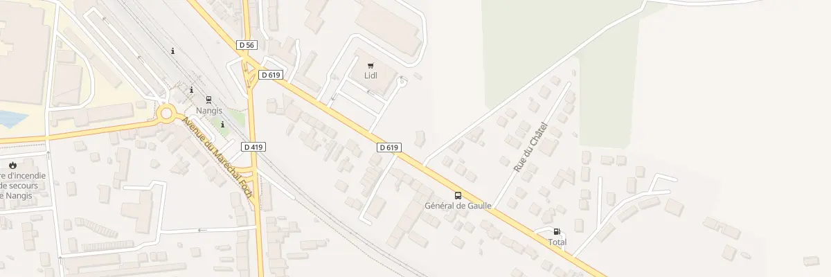 Plan du 3Q Rue du Général de Gaulle à Nangis