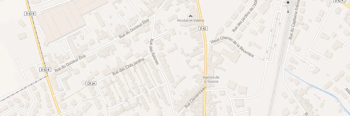 Plan du 13 Rue des Raisnes à Phalempin