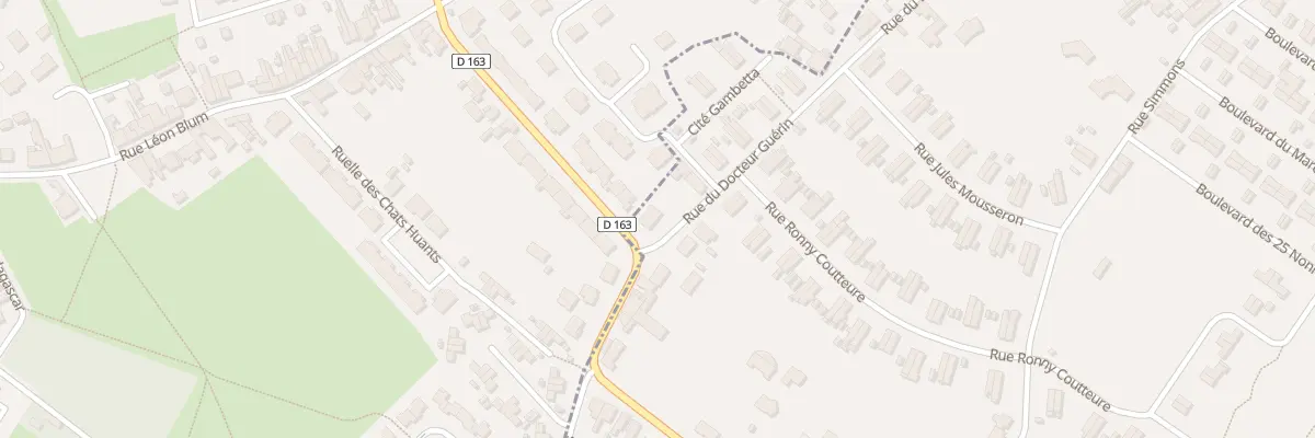Plan du 105 Rue du Docteur Guérin à Ostricourt