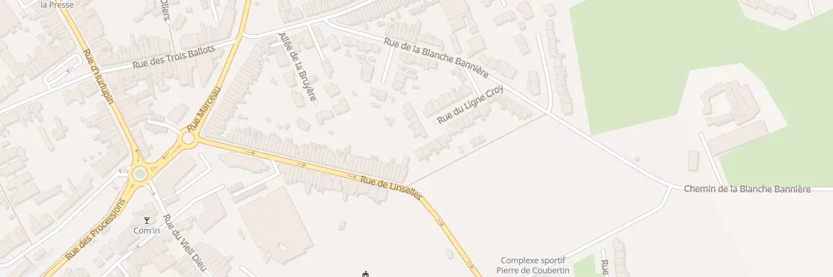 Plan du 24 Rue du Ligne Croy à Comines