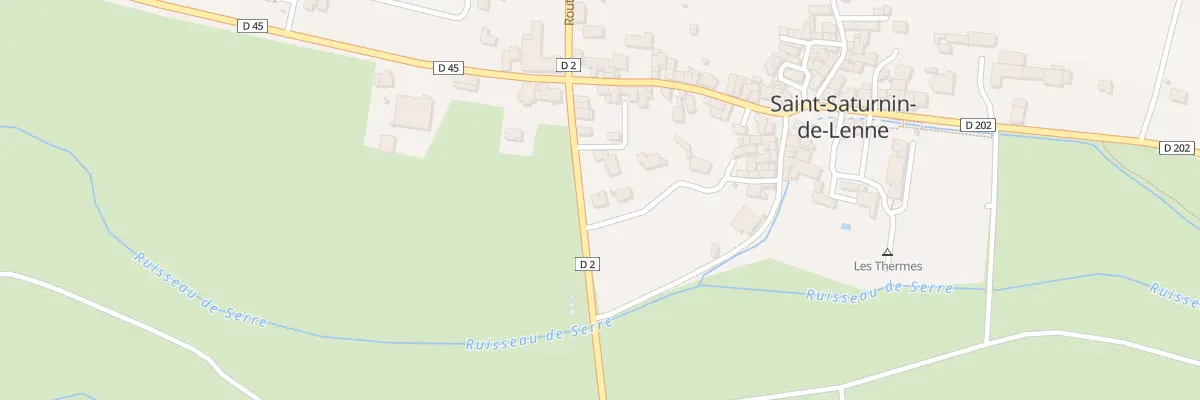 Plan du 5475 Saint Saturnin de Lenne à Saint-Saturnin-de-Lenne