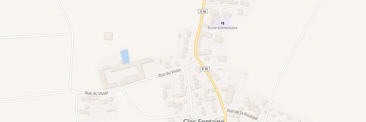 Plan du 22 Rue de Nangis à Clos-Fontaine