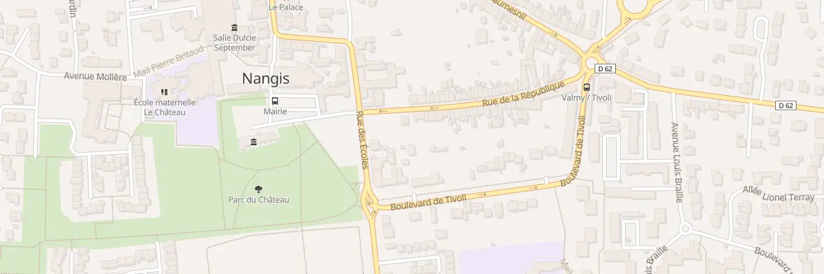 Plan du 4T Rue de la République à Nangis