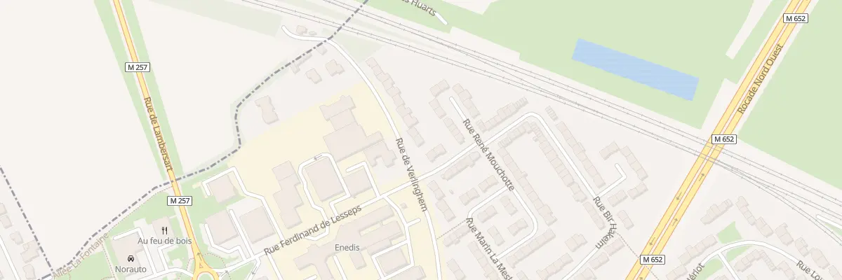 Plan du 288 Rue de Verlinghem à Lambersart