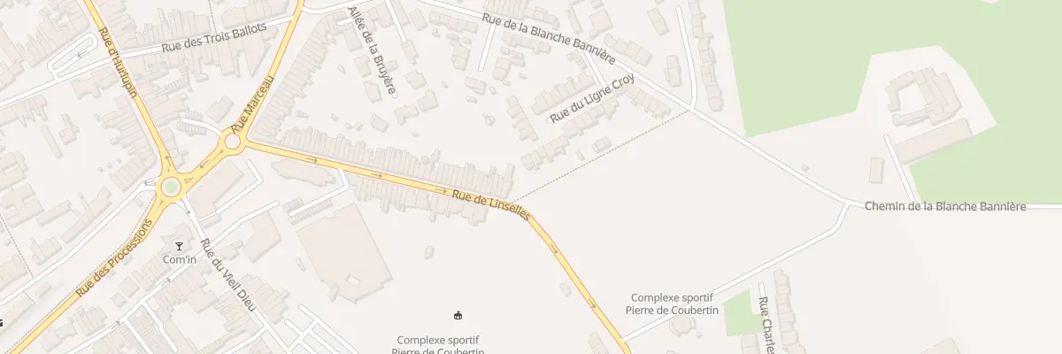Plan du 21 Rue du Ligne Croy à Comines