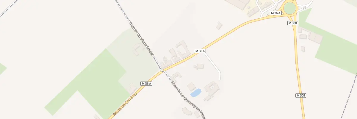 Plan du 330 Rue Gd Perne au Vieux Soldat à Comines