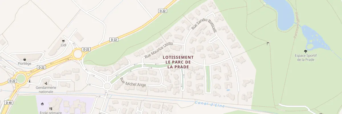 Plan du 2 Av Léonard de Vinci à Saint-Cyprien