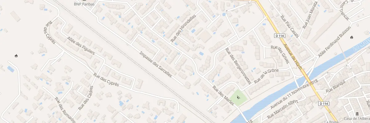 Plan du 1 Imp des Fauvettes à Argelès-sur-Mer