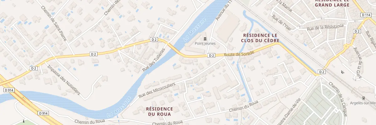 Plan du 27B Rte de Sorede à Argelès-sur-Mer