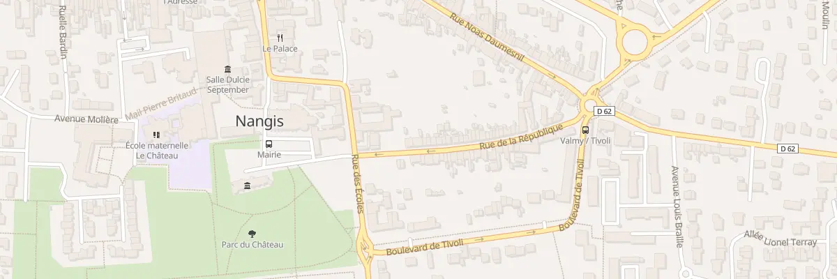 Plan du 3 Rue de la République à Nangis