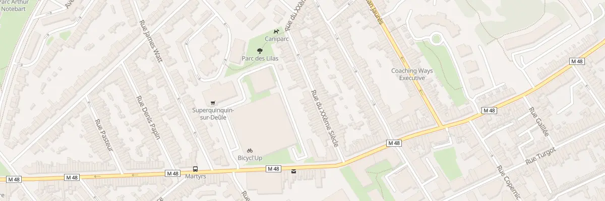 Plan du 29 Rue du Vingtième Siècle à Lille