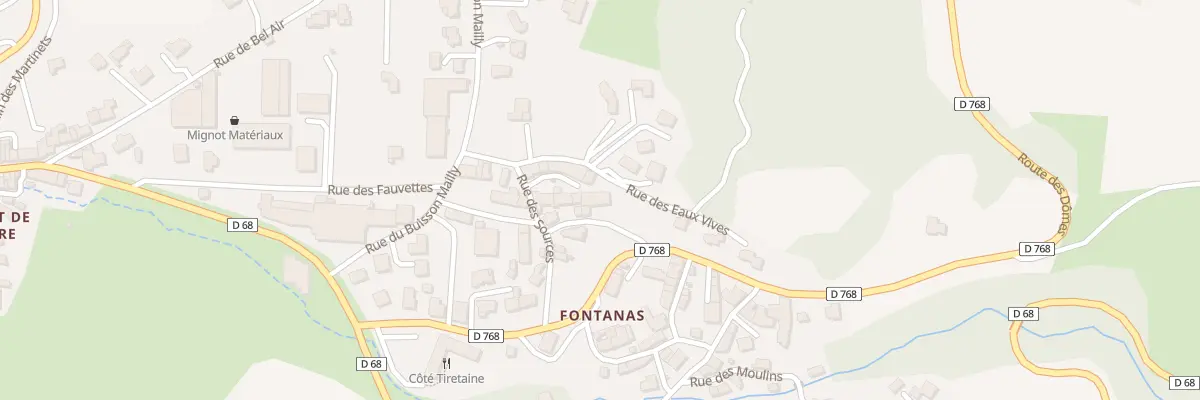 Plan du 1 Imp du Fontanou à Orcines