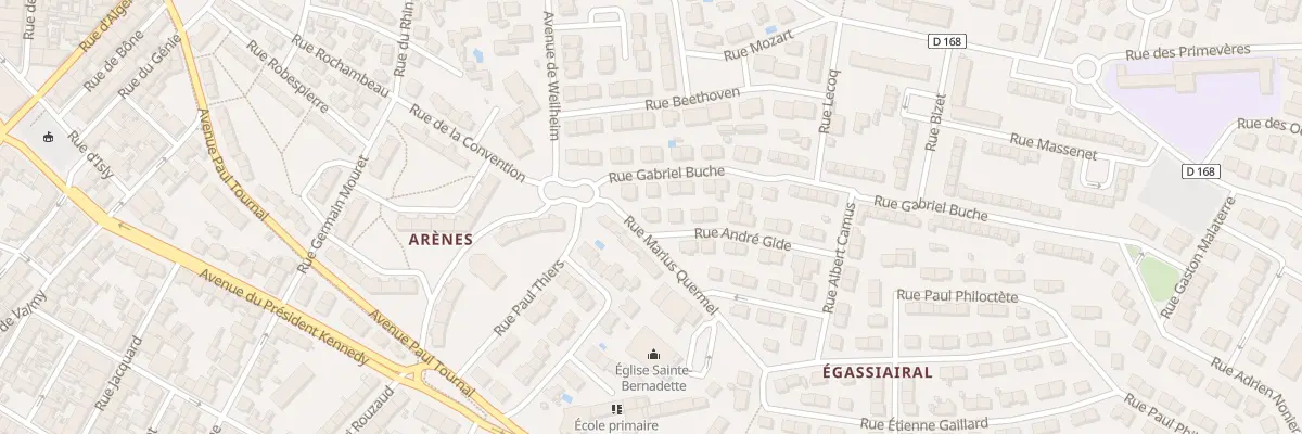 Plan du 3 Rue Marius Quermel à Narbonne
