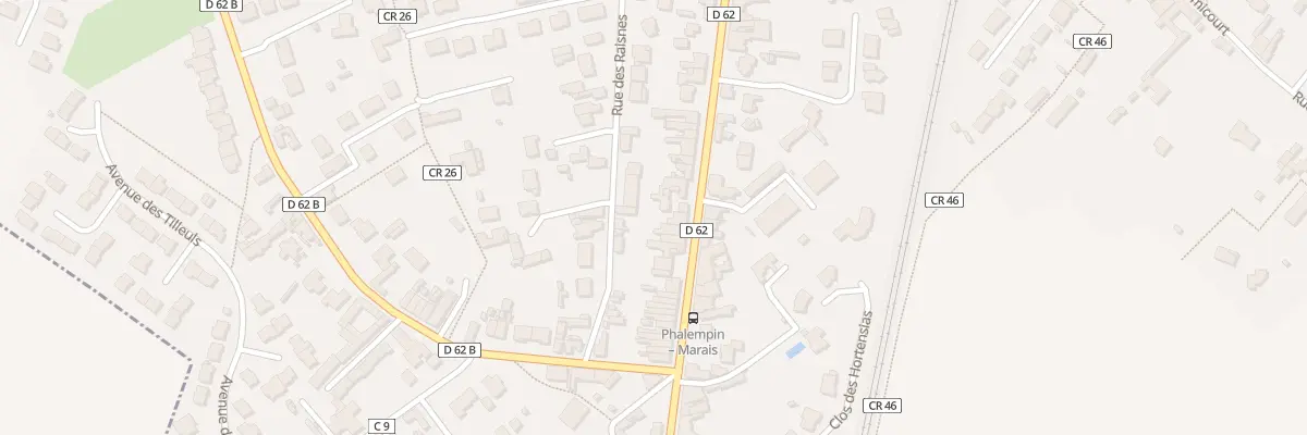 Plan du 112 Rue du Gen de Gaulle à Phalempin