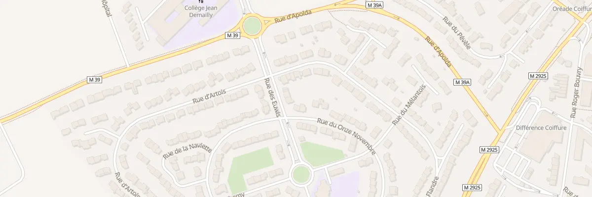 Plan du 3 Rue des Euwis à Seclin