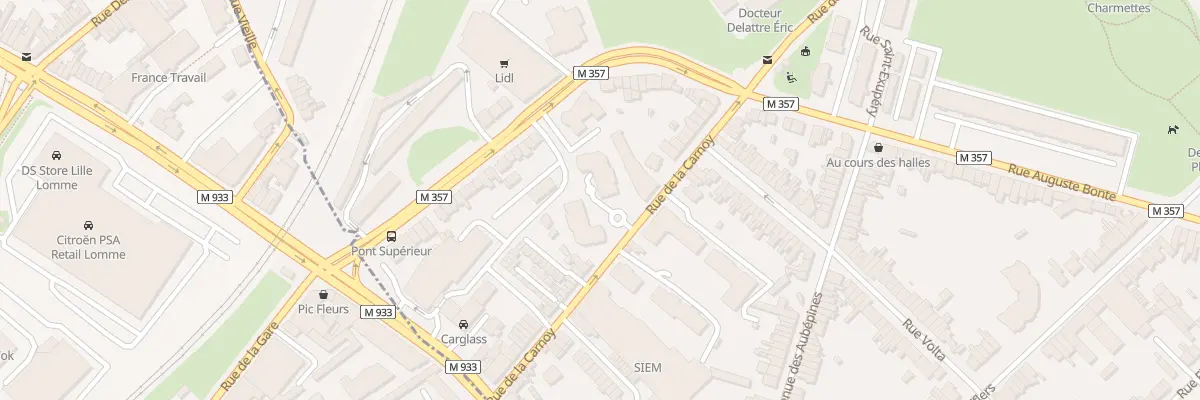 Plan du 250 Rue de la Carnoy à Lambersart