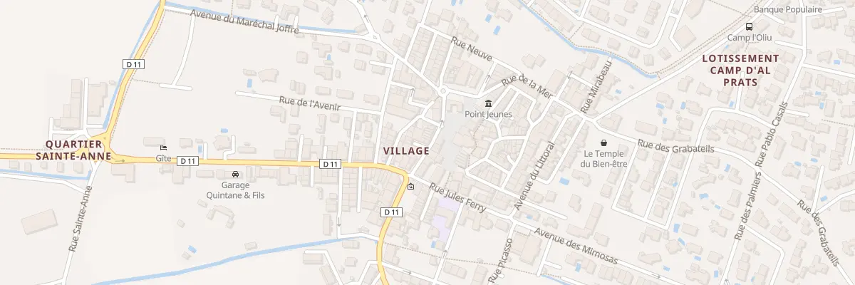 Plan du 1 Imp de la Résistance à Sainte-Marie-la-Mer