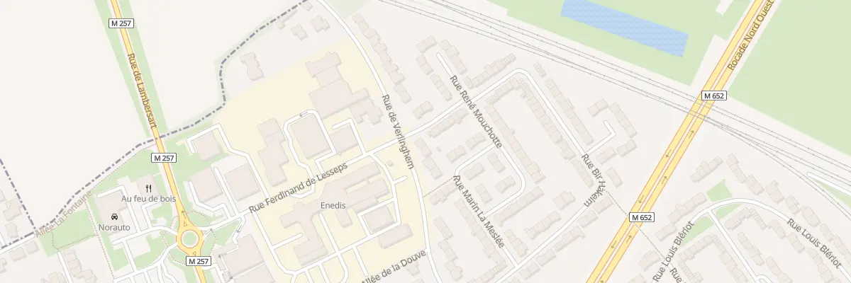 Plan du 286 Rue de Verlinghem à Lambersart