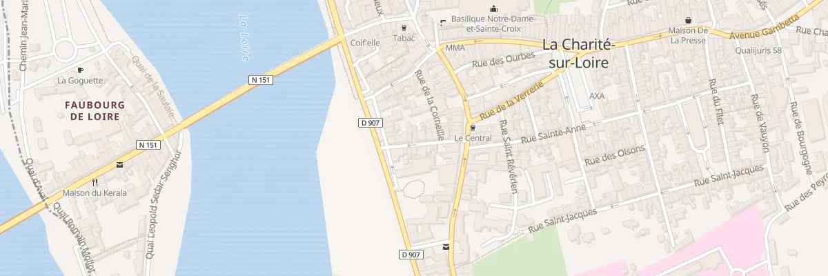 Plan du 5 Rue André Charmillon à La Charité-sur-Loire