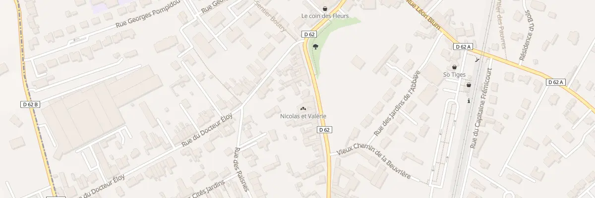 Plan du 34 Rue du Gen de Gaulle à Phalempin