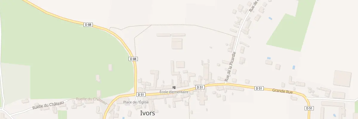 Plan du 39 Rue de la Grande Rue à Ivors