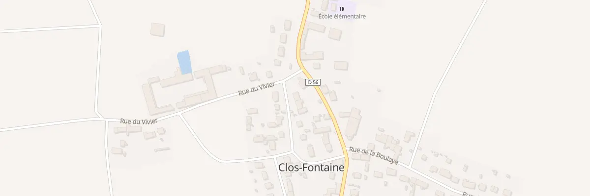 Plan du 9 Rue des Sources à Clos-Fontaine