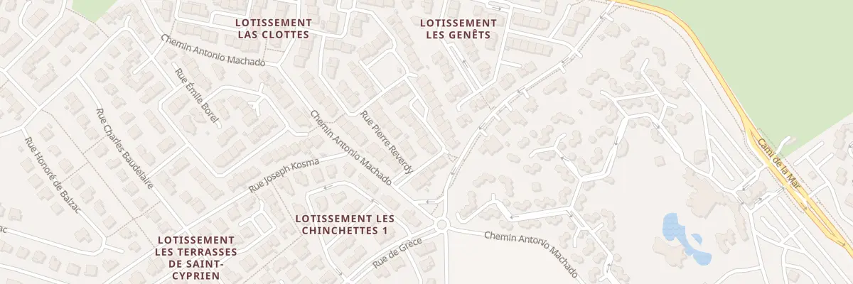 Plan du 10 Rue Léon Bloy à Saint-Cyprien