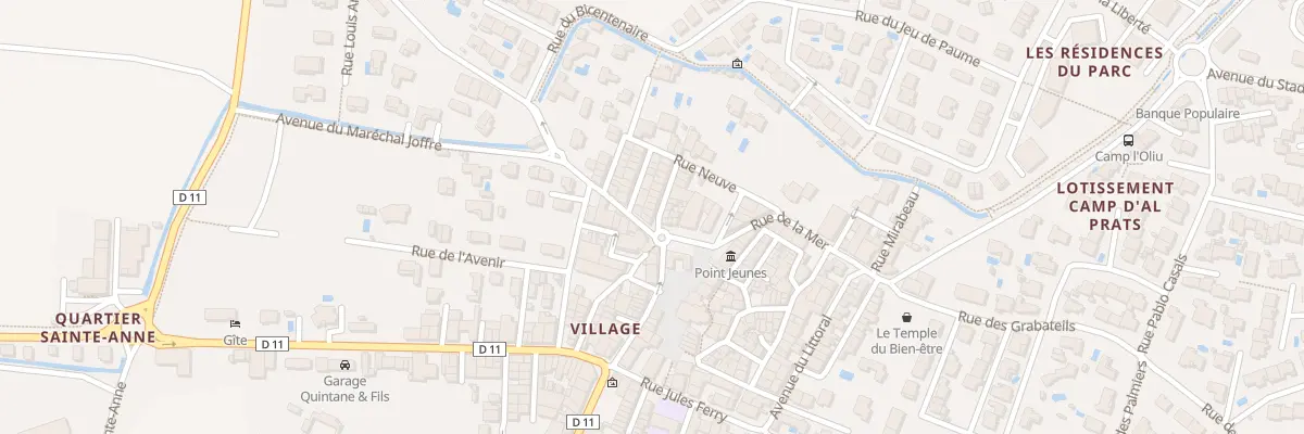 Plan du 1B Rue Jean-Jacques Rousseau à Sainte-Marie-la-Mer