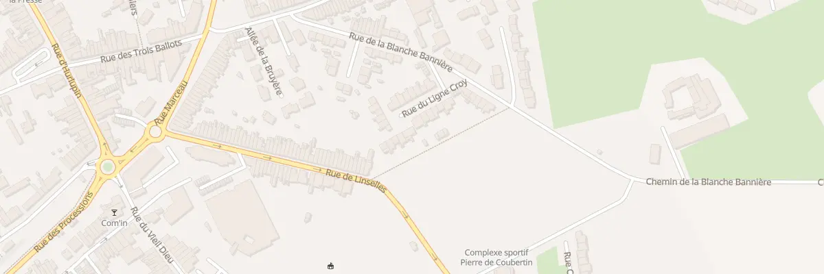 Plan du 13 Rue du Ligne Croy à Comines