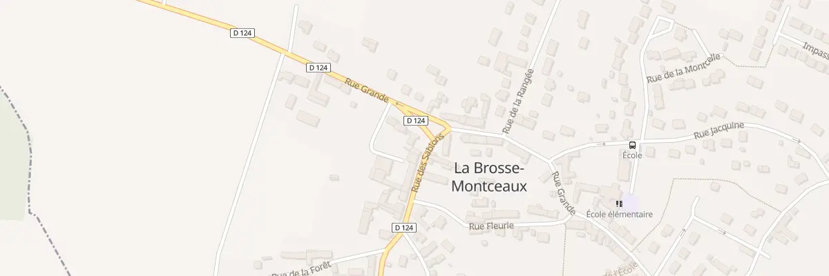 Plan du 2 Rue des Sablons à La Brosse-Montceaux